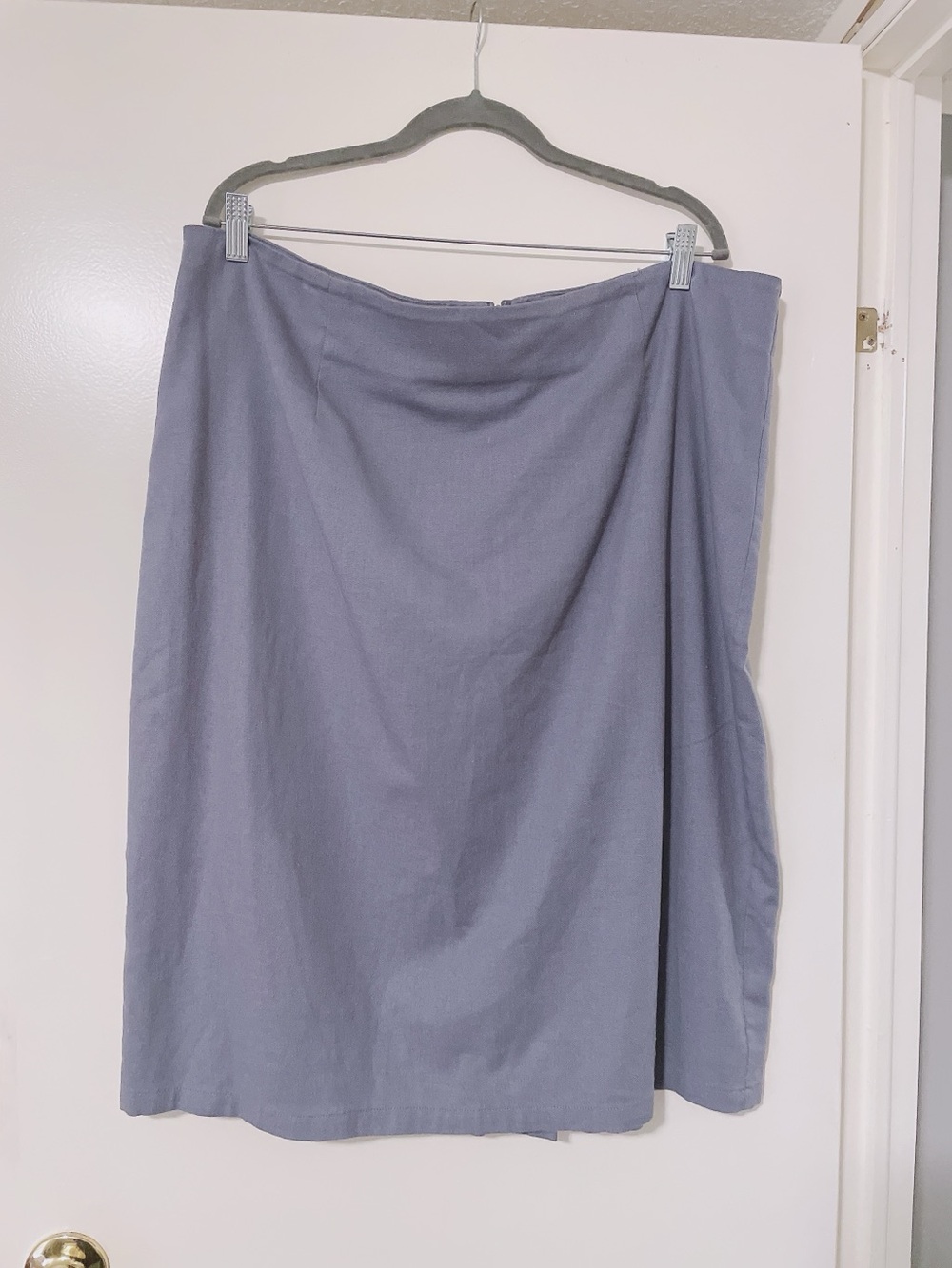 Dainty Jewells Blue Pencil Suit Skirt Size 2XL.